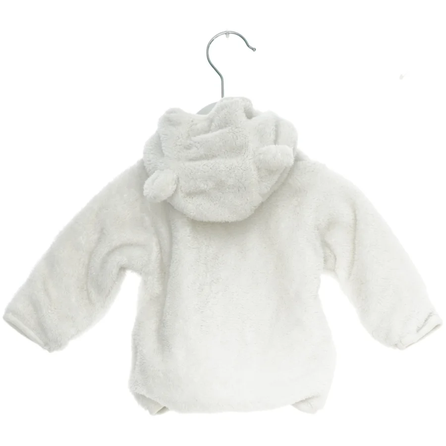 Hvid heldragt med hætte og ører fra H&M (str. 62)