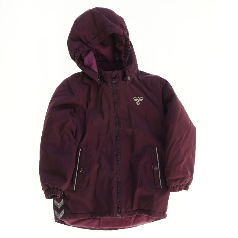 Børne vinterjakke med hætte fra Hummel (str. 116)