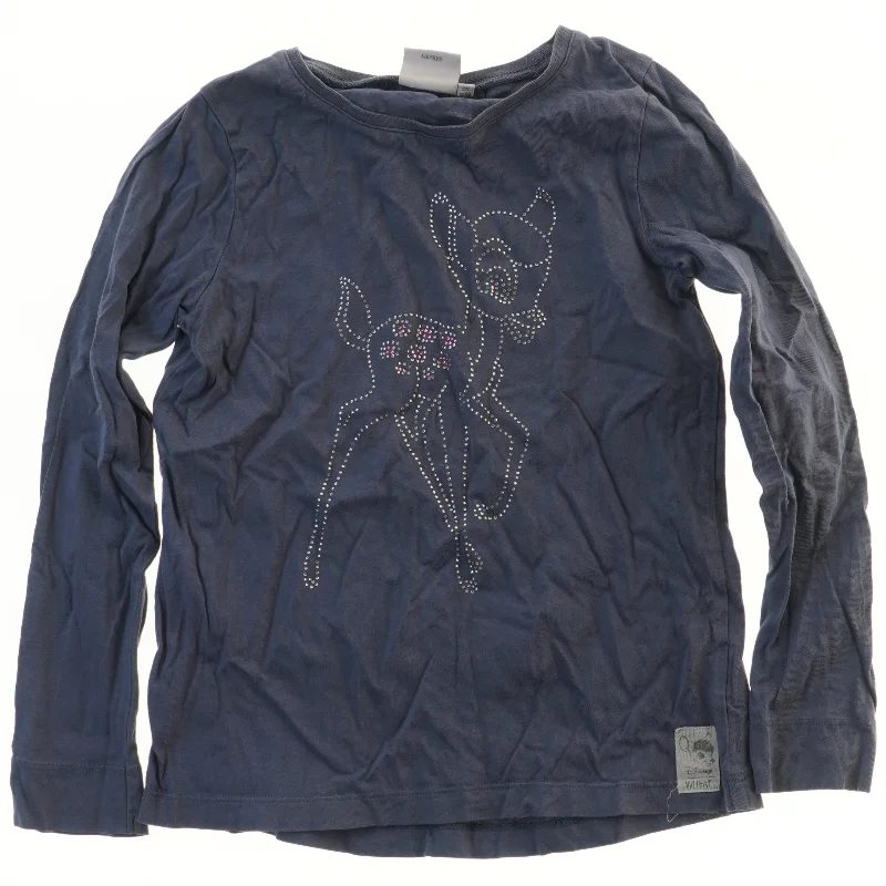 Langærmet bluse med Bambi motiv fra Wheat (str. 122)