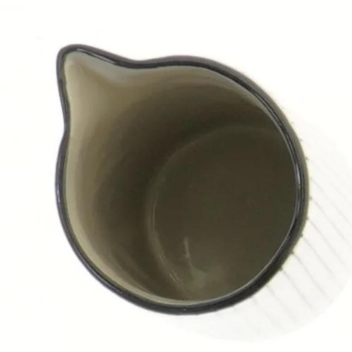 Stor keramikande med striber fra Ib Laursen (str. 12 cm)