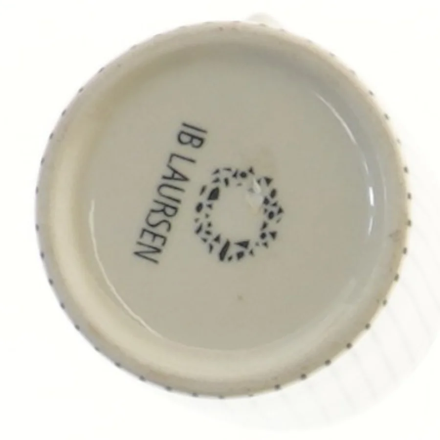 Stor keramikande med striber fra Ib Laursen (str. 12 cm)