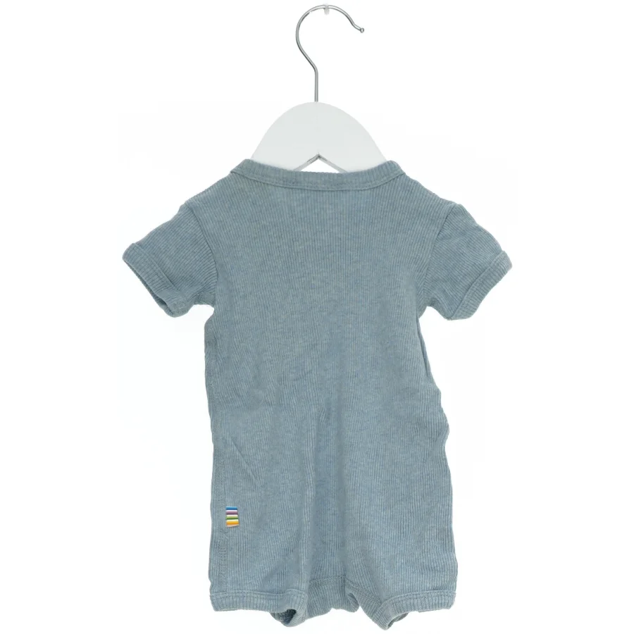 Ribbet bodystocking med korte ærmer fra Joha (str. 62)