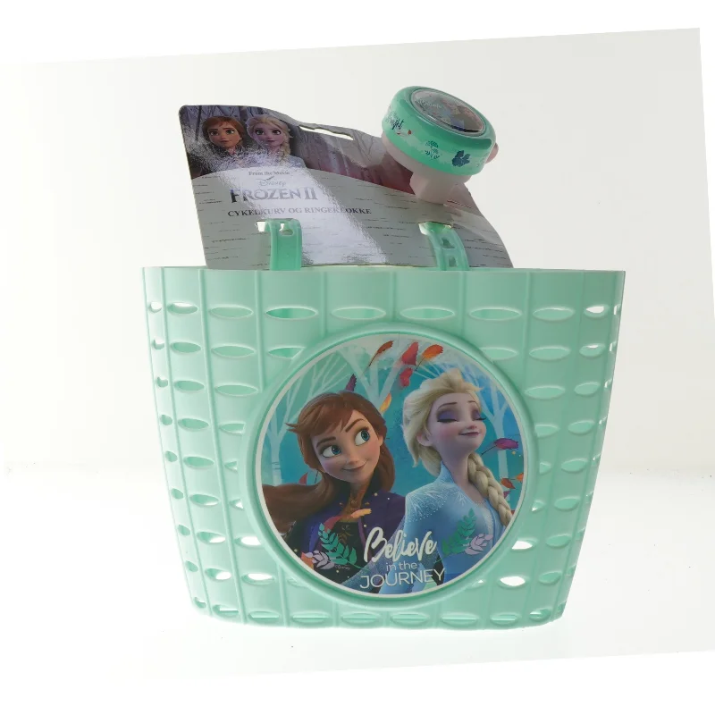 Disney Frost II cykelkurv og ringeklokke fra Disney (str. 22,5 cm)