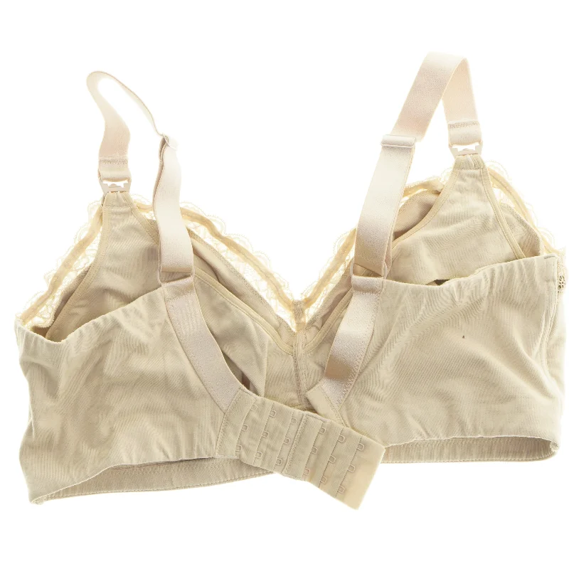 Beige bh med blonder fra Lindex (str. 90F cm)