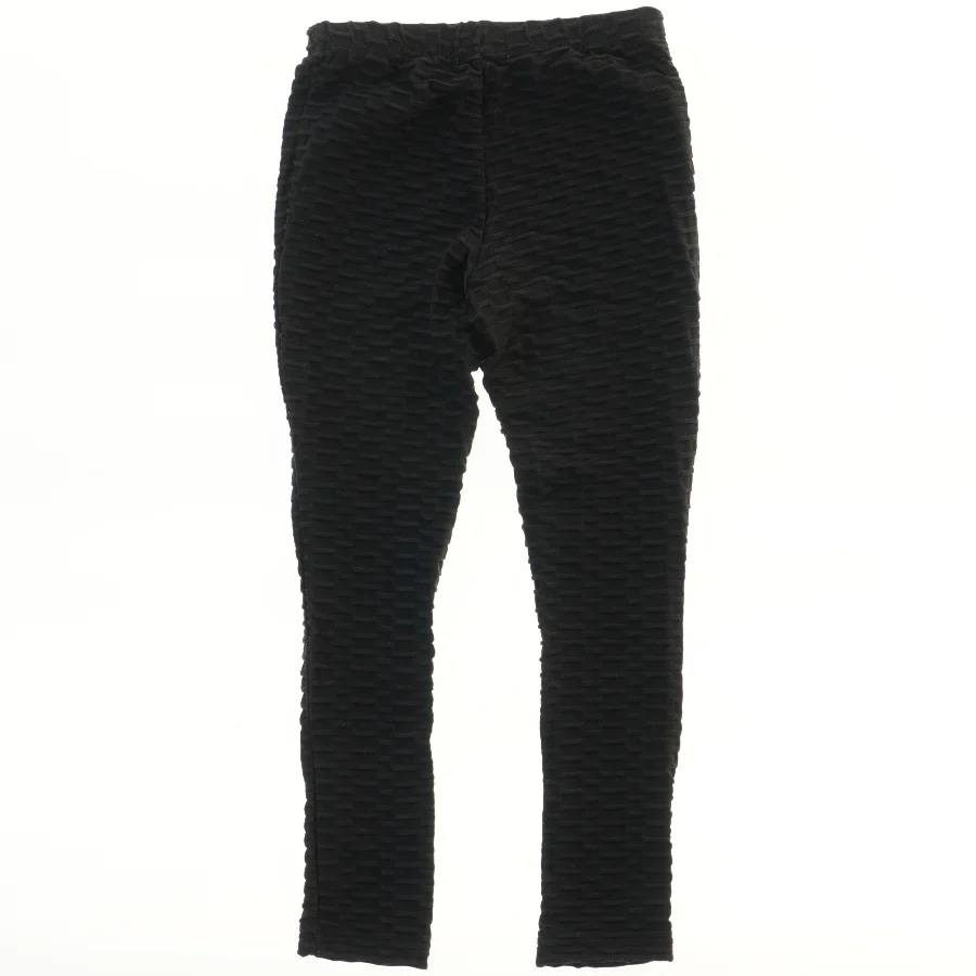 Sort leggings med tekstur fra Name It (str. 116)