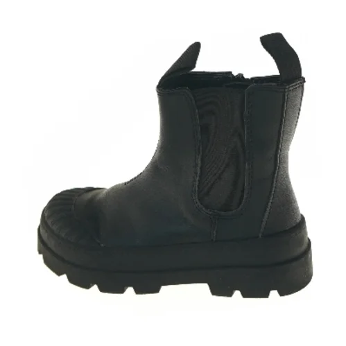 Børnestøvler i sort læder fra H&M (str. 25 )