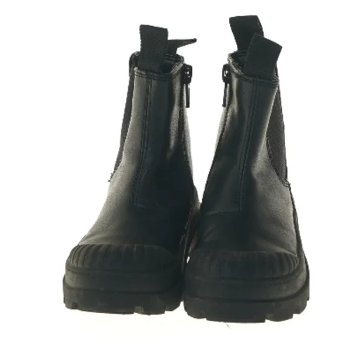 Børnestøvler i sort læder fra H&M (str. 25 )