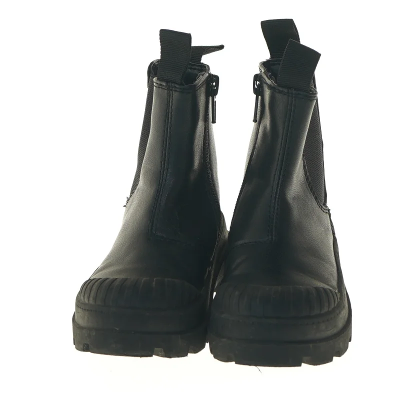 Børnestøvler i sort læder fra H&M (str. 25 )