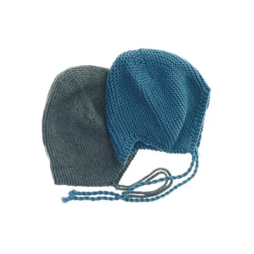 Strikkede huer til baby str 68/74