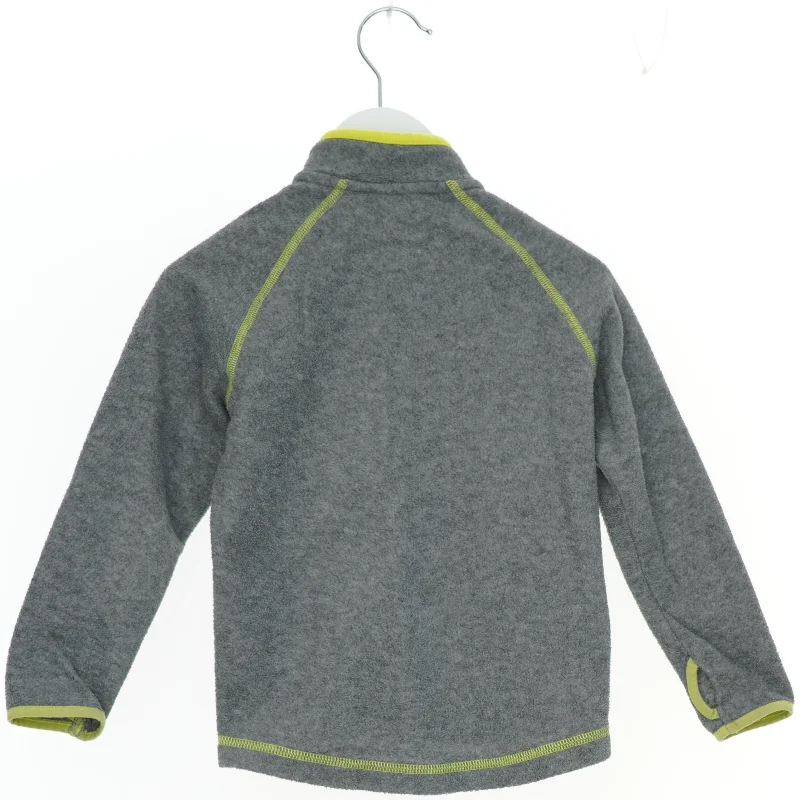 Grå fleecejakke med neon detaljer fra H&M (str. 98)