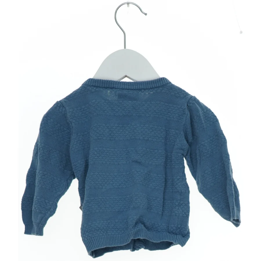 Blå cardigan til børn fra Fixoni (str. 68)
