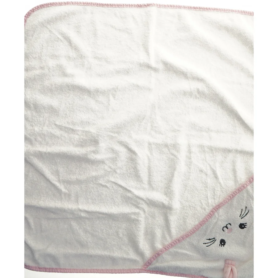 Baby håndklæde med dyremotiv (str. 67x70 cm)