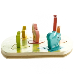 Træpuslespil med lyd til børn fra Hape (str. 22x20,5 cm)