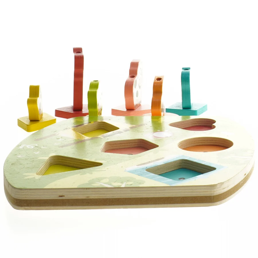 Træpuslespil med lyd til børn fra Hape (str. 22x20,5 cm)