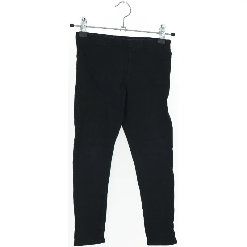 Sorte børneleggings fra H&M (str. 116)