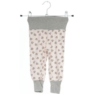 Børnebukser med blomstermotiv fra Fixoni (str. 68)