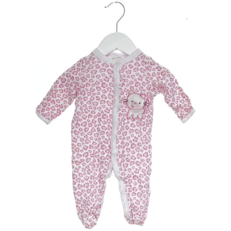 Lyserød leopardmønstret baby heldragt fra Babyworks (str. 62)
