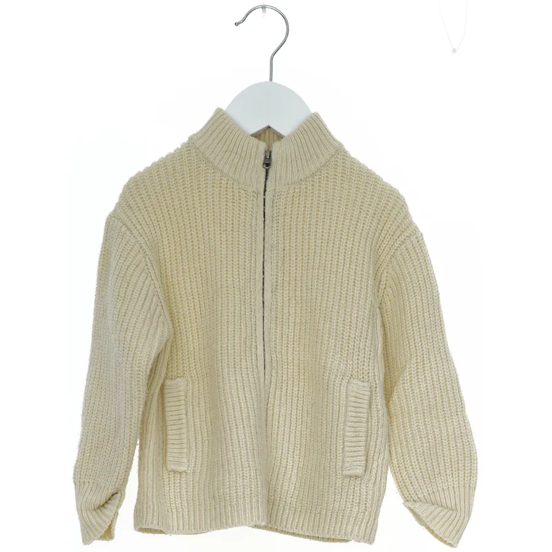 Strikket cardigan med lynlås fra Zara (str. 92)