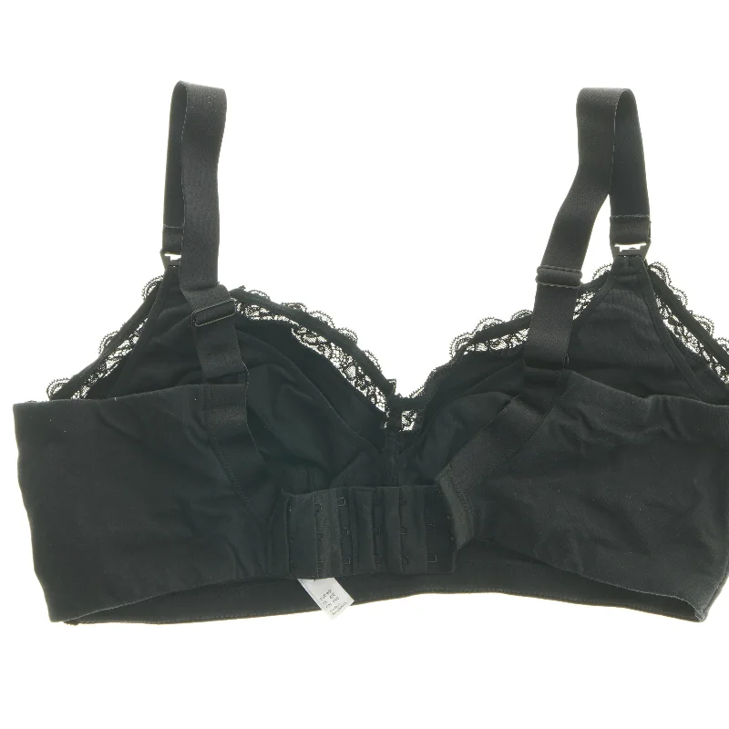 Sort bh med blonde detaljer fra Lindex (str. 90F cm)