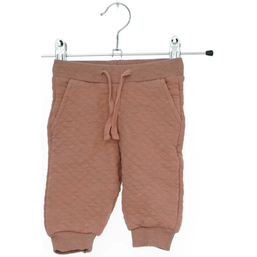 Quiltede børnebukser med elastisk talje fra Petit (str. 62)