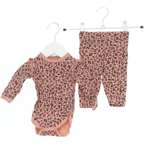 Leopard mønstret bodystocking og leggings sæt fra Petit (str. 56)