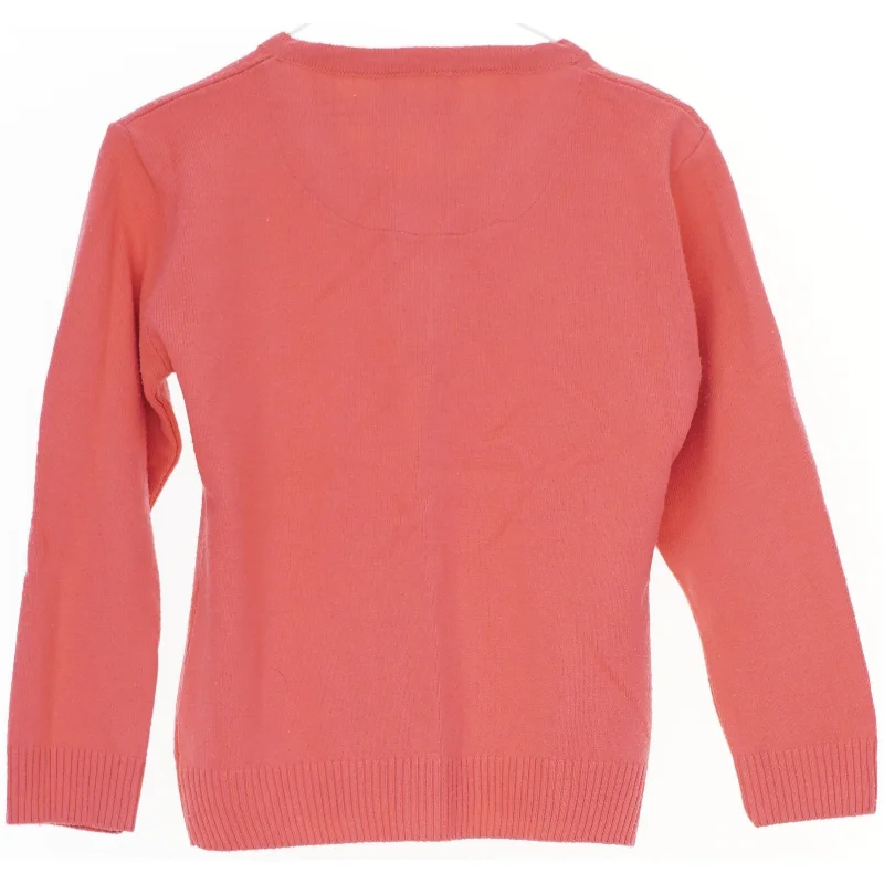 Cardigan i koral farve fra Burberry (str. 116)