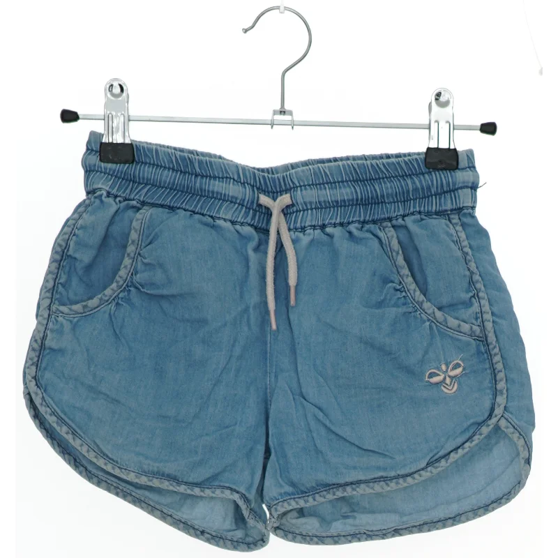 Blå shorts med elastik i taljen fra Hummel (str. 128)