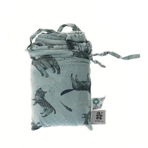 Baby sengetøj med dyremotiv fra Sebra (str. 40x45 og 100x140 cm)