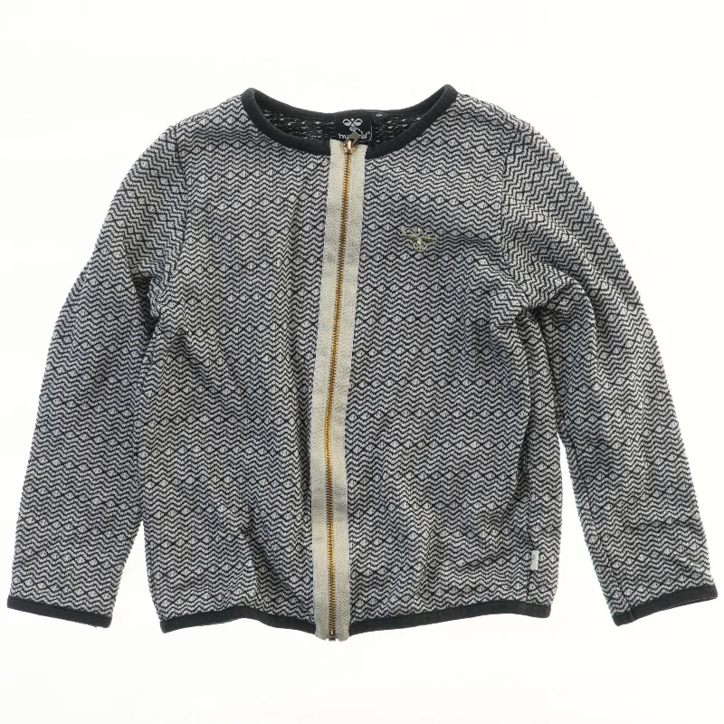 Sweatshirt med lynlås fra Hummel (str. 116)