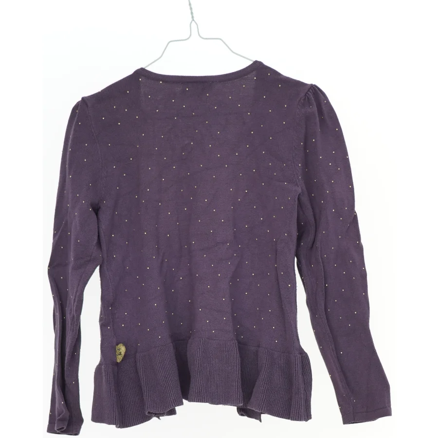 Lilla cardigan med perler fra Pomp de Lux (str. 116)