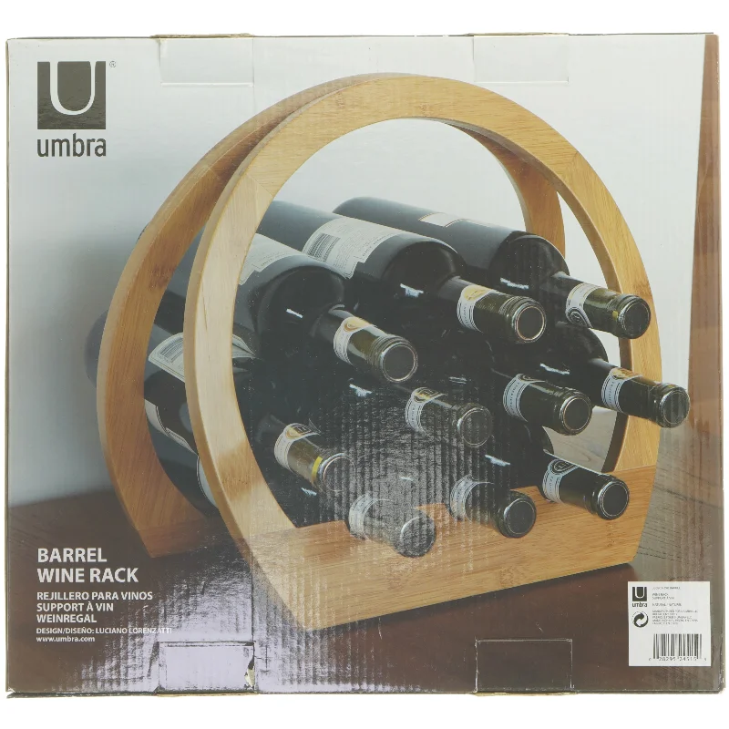 Vinreol i træ fra Umbra (str. 34x37 cm)