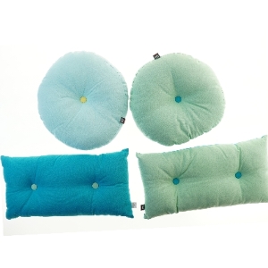 Sæt af puder (str. 4 stk 58,5x30 & Ø 43 cm)