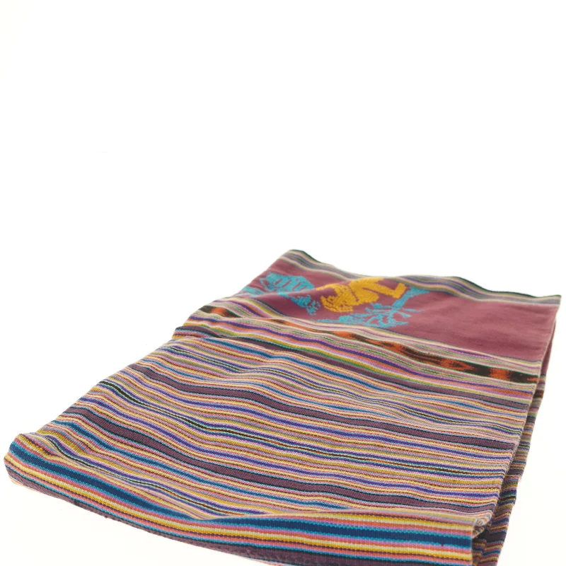 Farverigt tekstil med dekorative mønstre (str. 60x115 cm)