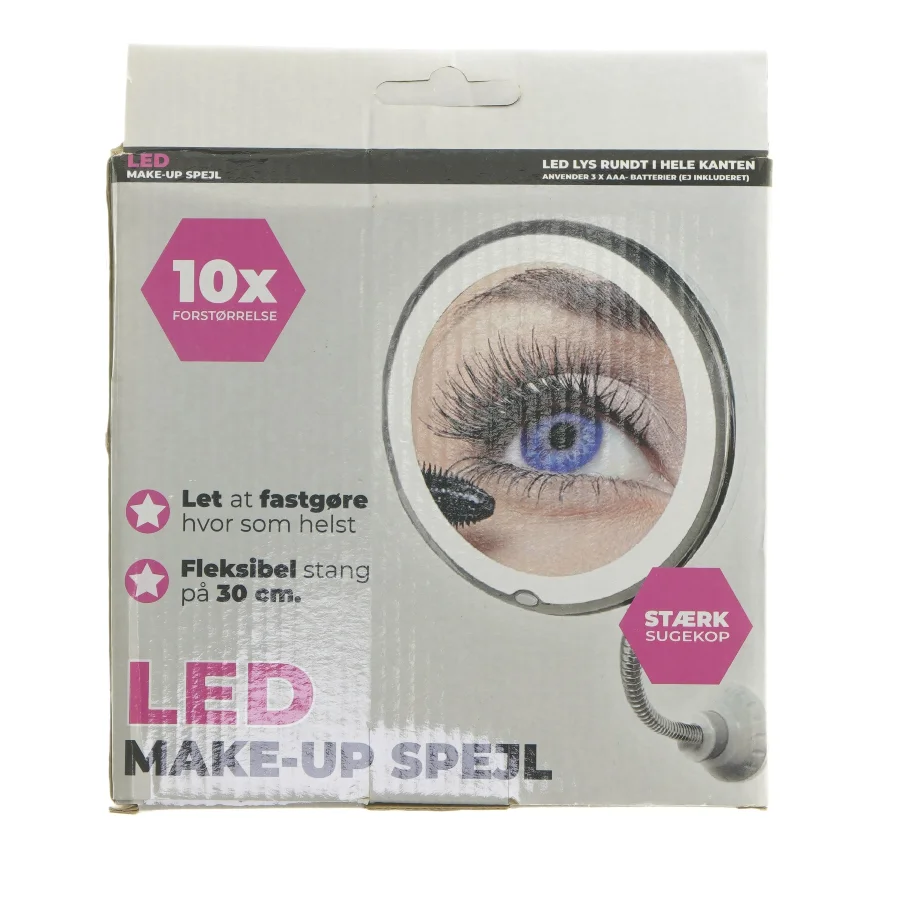 LED make-up spejl (str. Ø 18 cm)