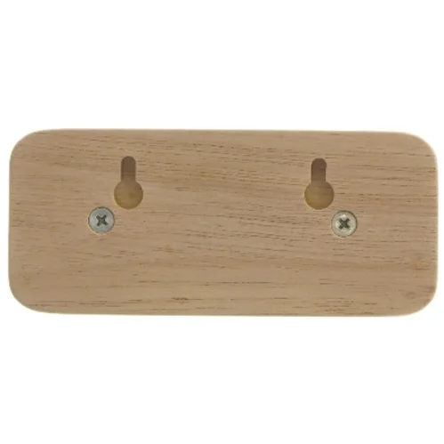 Knagerække med to knager (str. 16x7 cm)