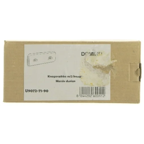 Knagerække med to knager (str. 16x7 cm)