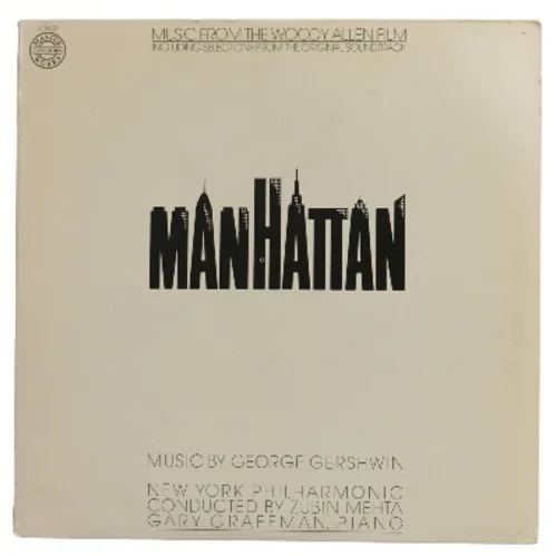 LP: Musik fra filmen Manhattan (str. 31x31 cm)