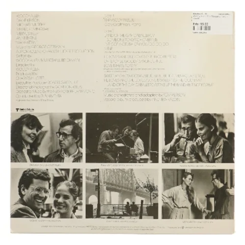 LP: Musik fra filmen Manhattan (str. 31x31 cm)