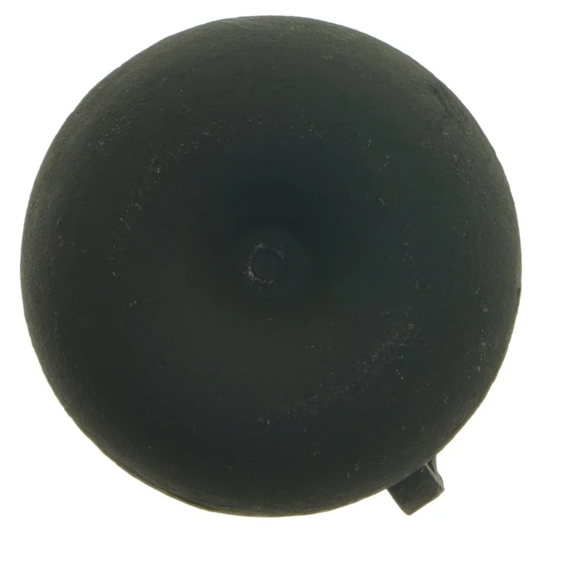 Sort lysestage med håndtag (str. 12 cm)