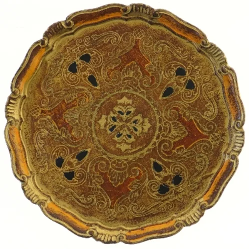 Dekorativ rund bakke (str. Ø 34 cm)