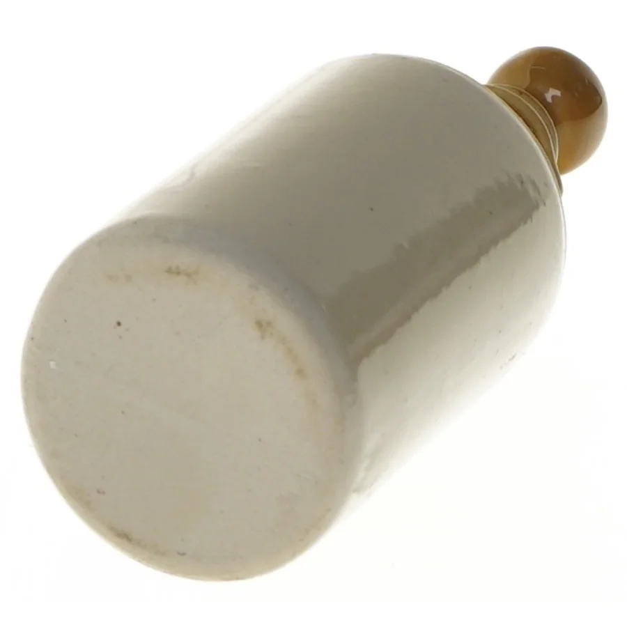 Keramikflaske med låg (str. 16 cm)