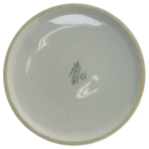 Krukke med trælåg og automobilmotiv fra Bavaria (str. Ø 11 cm)