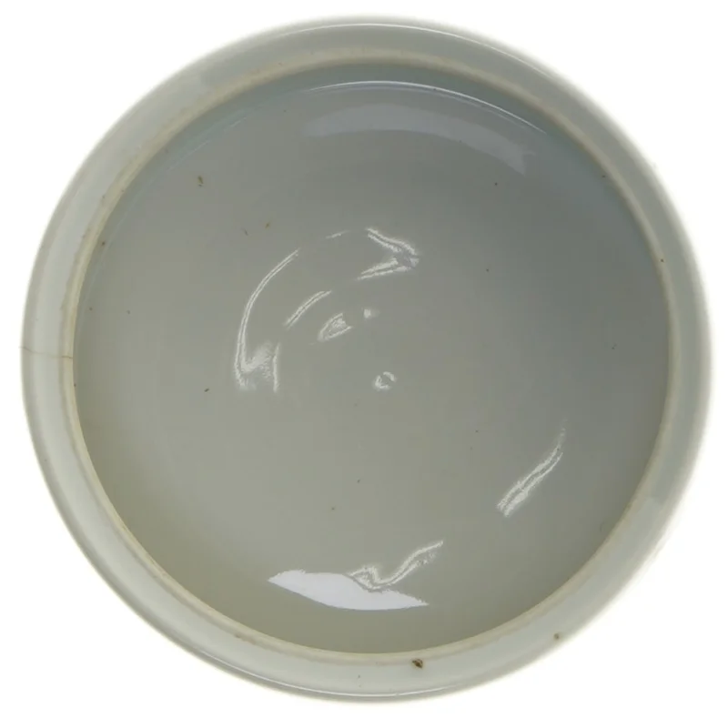 Krukke med trælåg og automobilmotiv fra Bavaria (str. Ø 11 cm)