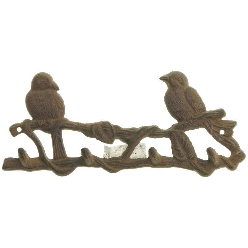 Antik knagerække i jern (str. 30x13 cm)