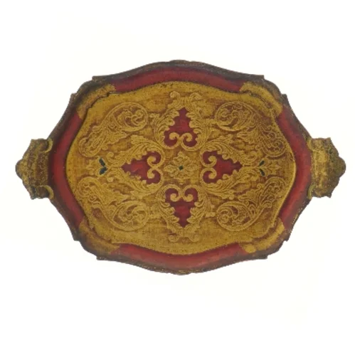 Dekorativ bakke i vintage-stil (str. 45x29,5 cm)