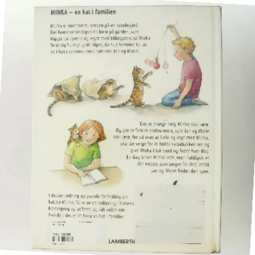 Minka - en kat i familien af Anne Møller (Bog)