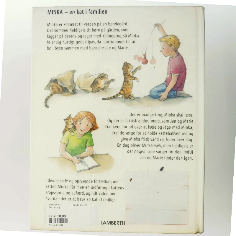 Minka - en kat i familien af Anne Møller (Bog)