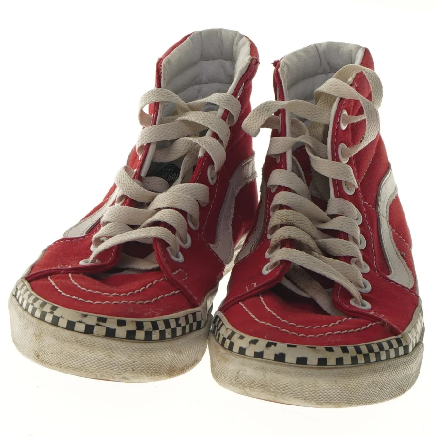 Røde Vans højtop sneakers fra Vans (str. 36 )