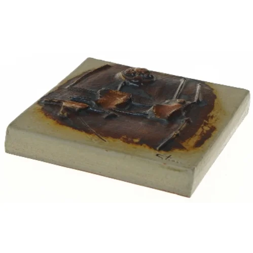Keramisk relief (str. 16x15 cm)
