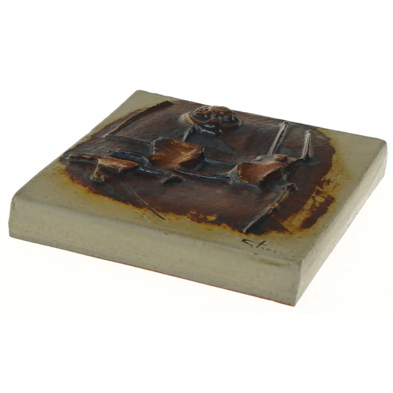 Keramisk relief (str. 16x15 cm)
